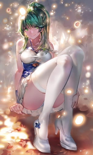 【二次元】ポニーテールが魅力的な美少女のエロ画像 Part.7 50枚