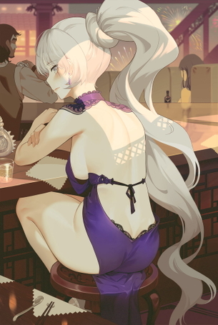 【二次】白髪、銀髪の女の子のエロ画像 Part４３