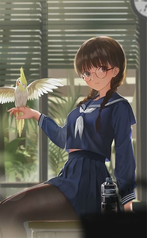 【制服】制服美少女の二次元エロ画像＆イラスト Part36