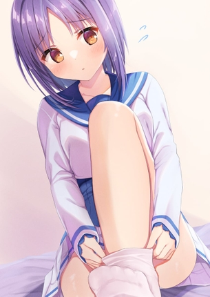 【非・微エロ】日曜日の紫髪美少女画像まとめ その１９３