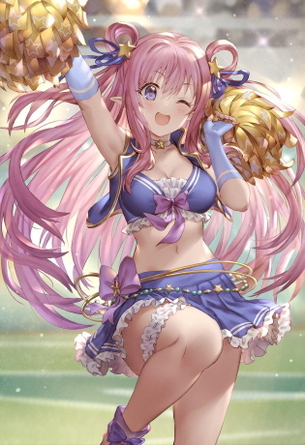 【スポーツ応援】可愛いチアガールちゃんの画像【チアリーダー】
