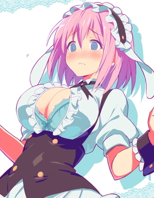【二次】ピンク色の髪の女の子のエロ画像 Part３３