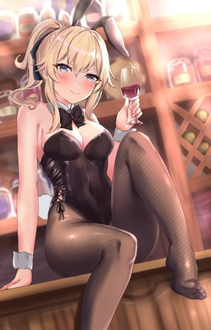 【二次】バニーガールには網タイツが良く似合うと思える画像