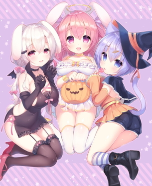 女の子が二人以上いるハーレム二次エロ画像 Part２５