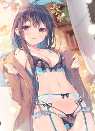 【二次】エッチで可愛いブラジャーを付けた女の子のエロ画像 Part３９