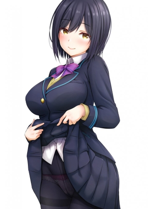 【JK】制服にたわわなおっぱいがみっちり詰まってる巨乳女子校生の画像