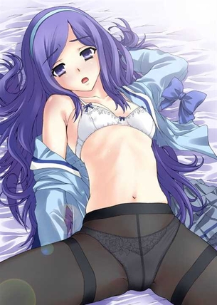 【下着(縞パン)】下着姿が可愛い女の子の二次元エロ画像＆イラスト Part28