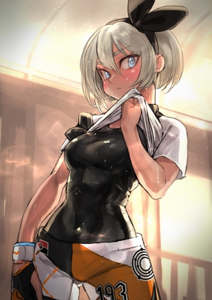 【ポケモン剣盾】ユニタード風の黒インナーがエロいサイトウちゃんの画像