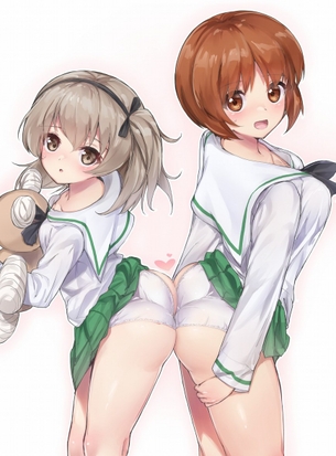 【生足JK】可愛い制服女子校生の純白パンツ画像【靴下JK】