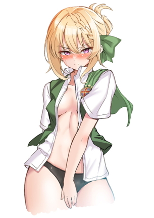【二次】赤面、恥じらいエロ画像 Part９０【まとめ】
