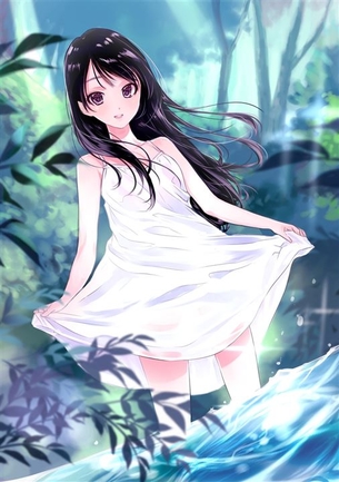 【黒髪】真面目そうな黒髪少女の二次元エロ画像＆イラスト Part16
