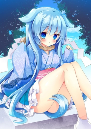 【非・微エロ】青髪でおすすめの女の子画像まとめ