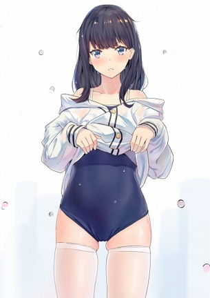 【JK】制服の下にスクール水着を着てる可愛い女子校生の画像【スク水】