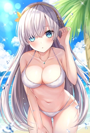 【非・微エロ】体感温度が１℃下がる水着美少女画像まとめ その１０.５