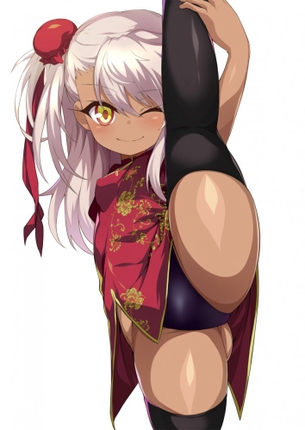 【貧乳】チャイナドレスを着たスレンダーな女の子の二次画像