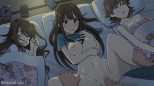 【デレマス】渋谷凛の夜這い正常位セックスエロ画像【アイマス】