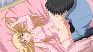 【エロアニメ】秋月愛莉の正常位セックスGIFアニメエロ画像【鬼父Re-birth】