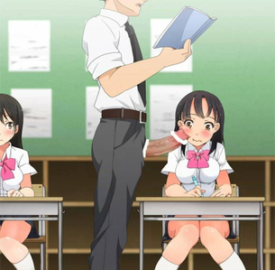 頬ズリや顔コキという特殊コキの二次元エロ画像
