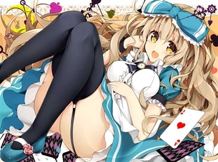 【ガーターベルト】色気たっぷりな下着姿の女の子の二次元エロ画像＆イラスト Part42