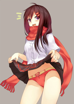 スカートとかワンピースをたくし上げてる時の女の子の表情が好きすぎる♪