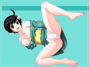 阿良々木月火の悩殺必死のセクシーポーズのエロ画像！【物語シリーズ】