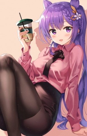 【非・微エロ】日曜日の紫髪美少女画像まとめ　その７７