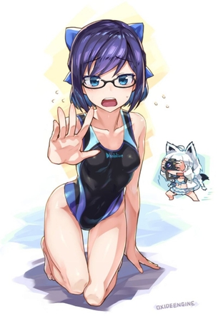 【ホロライブ】裏方、友人A（えーちゃん）の可愛いエロ画像：イラスト