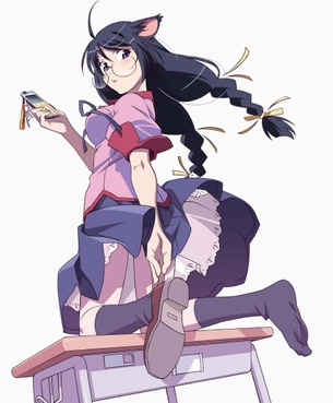 【化物語】羽川翼(ブラック羽川)ちゃんのエロ画像：イラスト その２２
