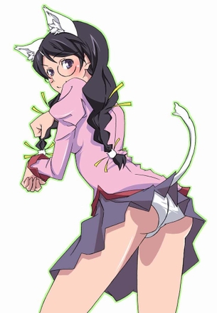 【化物語】羽川翼(ブラック羽川)ちゃんのエロ画像：イラスト その２６
