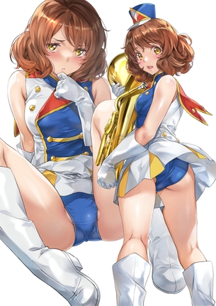 【２次】太ももが綺麗な女の子のエロ画像その８０