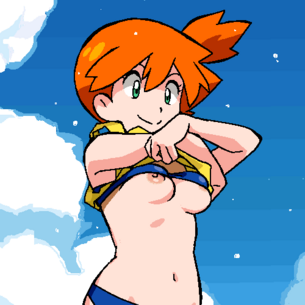 【ポケモン】カスミちゃんのエロ画像：イラスト その７