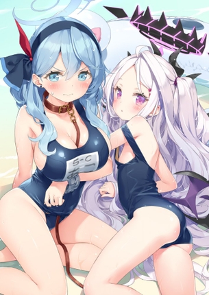 【二次】スクール水着を着た女の子の画像【スク水】　その１０