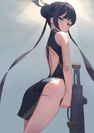 【２次】 スリット入りの服を着た女の子のエロ画像その１１