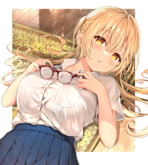 【二次】メガネをかけた女の子のエロ画像 Part３４