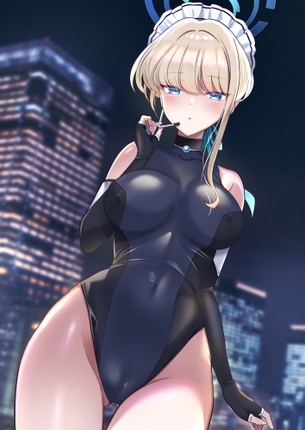【SFやファンタジーでよくある？】レオタードタイプの戦闘スーツやインナーの衣装着てる美少女のボディライン── ㉑