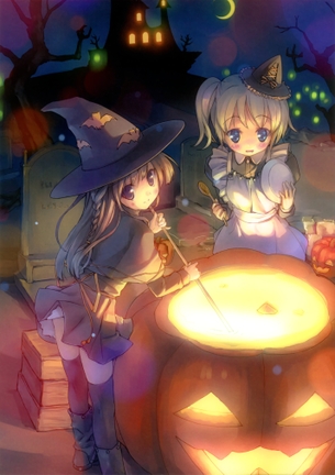 【二次】可愛い魔女っ娘のハロウィンっぽい画像
