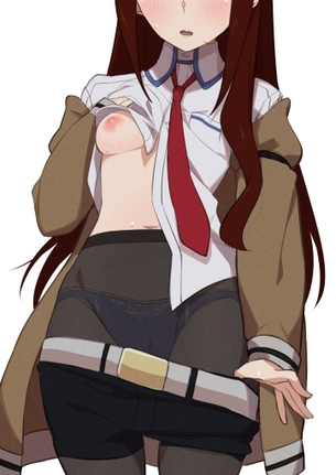 【２次】上着をたくし上げて、乳やブラが丸見えな女の子のエロ画像その５７