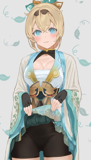 【二次】黒スパッツを履いた女の子が可愛い画像