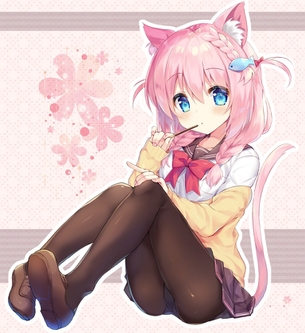 【非・微エロ】日曜日のピンク髪・紫髪美少女画像まとめ　その３３