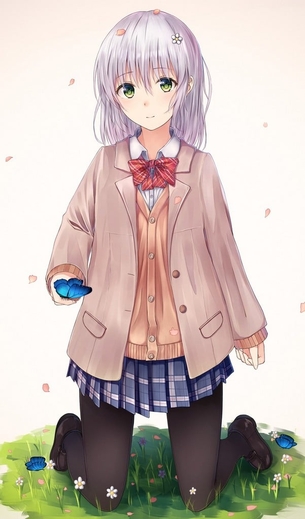 【非・微エロ】日曜日の銀髪・白髪美少女画像まとめ　その３３