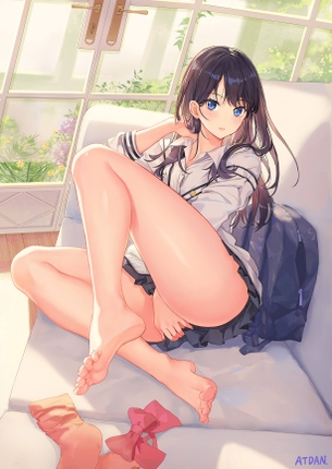 【JK】むちむち太ももがエロい宝多六花ちゃんの生足画像【グリッドマン】