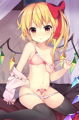 【非・微エロ】下着だけ着た女の子二次画像まとめ その２