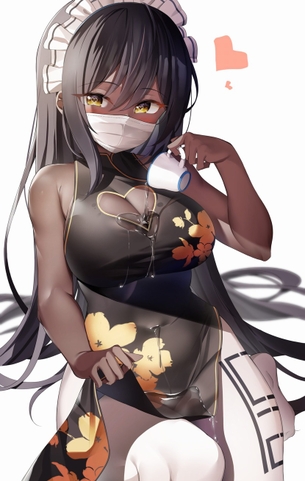 【チャイナ服】おっぱいやムチムチボディがみっちり詰まってはち切れそうになってる、抱き心地が良さそうな肉感のチャイナドレス女子二次画像