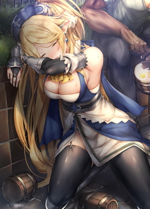 【籠手】防御力がありそうな腕装備を着けた女の子の画像【ガントレット】