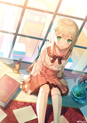 【非・微エロ】素の可愛さの成せる業！魅力的きょとん顔美少女画像まとめ　その２