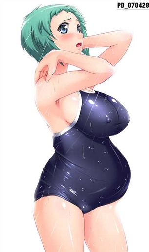 【スクール水着】スク水姿がえっちな女の子の二次元エロ画像＆イラスト Part27