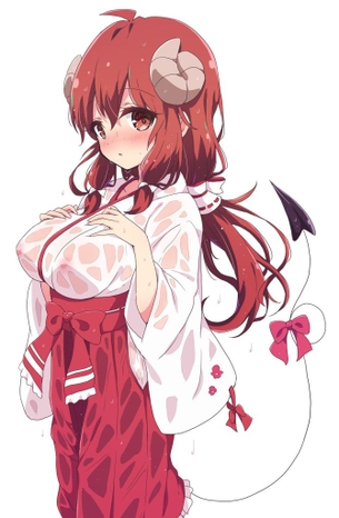 巫女の二次エロ画像くだしあ。