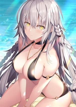【銀髪】クールな銀髪の女の子の二次元エロ画像＆イラスト Part24