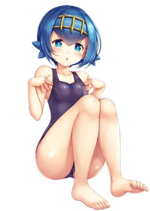 [ポケモン][エロ画像]スイレンの使用済みスク水を67万円で買い取ったよ♪