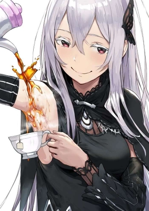 [リゼロ][エロ画像]エキドナの脇汗を紅茶にブレンドしたよ～♪